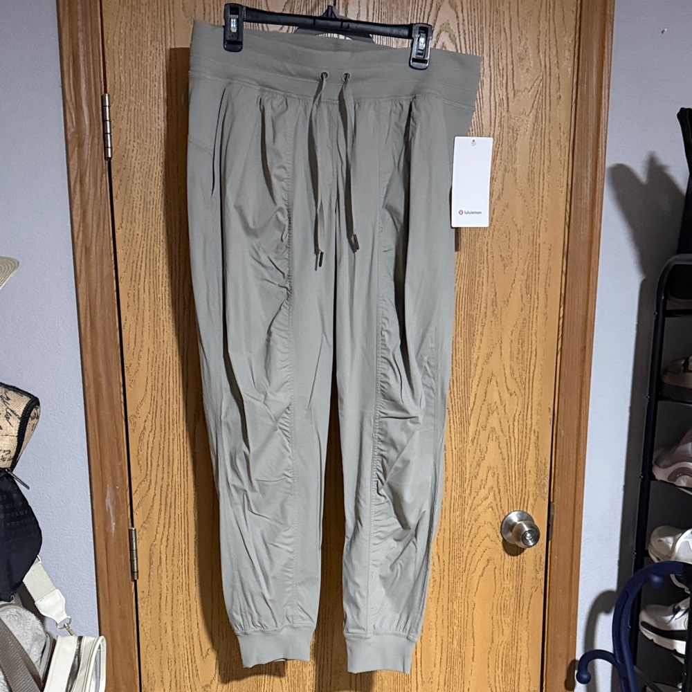 Women’s Lululemon dance studio mode rise jogger color: Riverstone size: 12